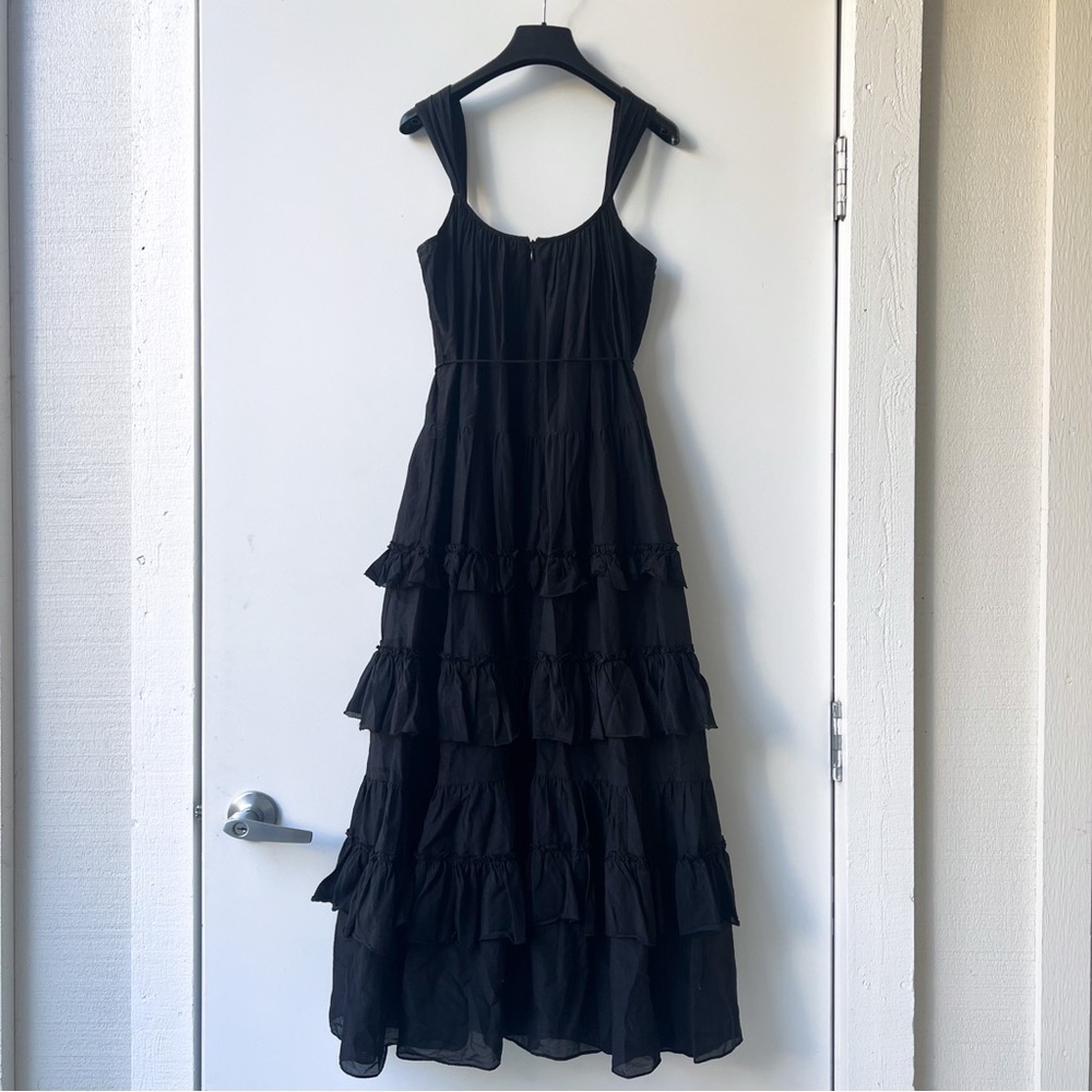 Cinq à Sept Kandra Tiered Maxi Dress - Cottagecore Boho Romantic Whimsigoth - 0 - Picture 7 of 15